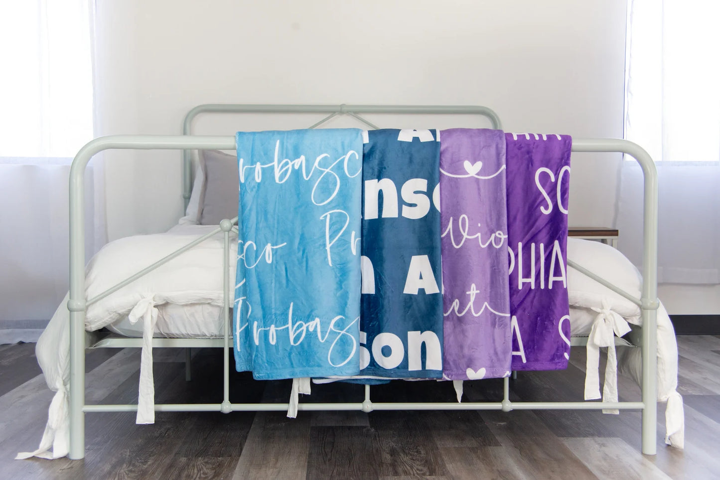 Name Family Throw Blanket
