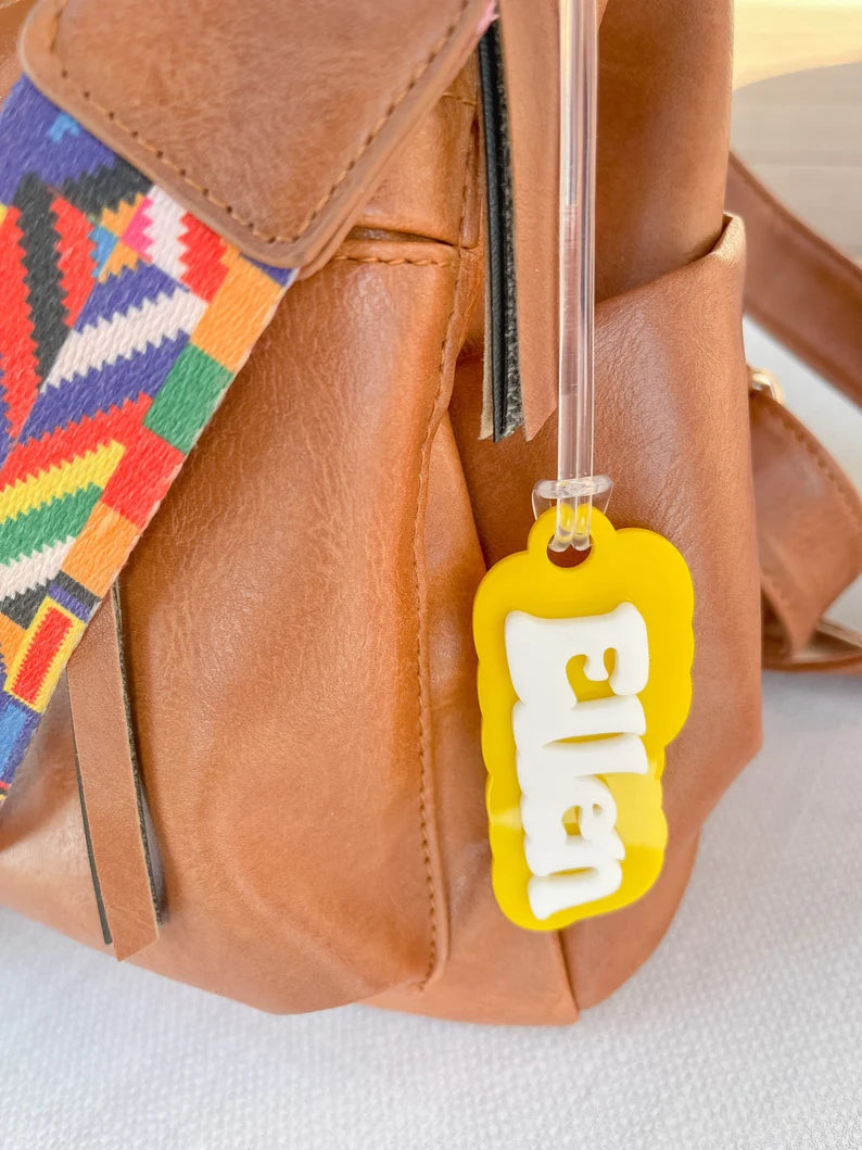 Cutout Personalized Bag Tag
