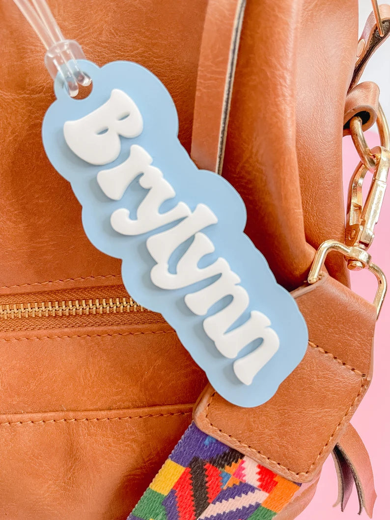 Cutout Personalized Bag Tag