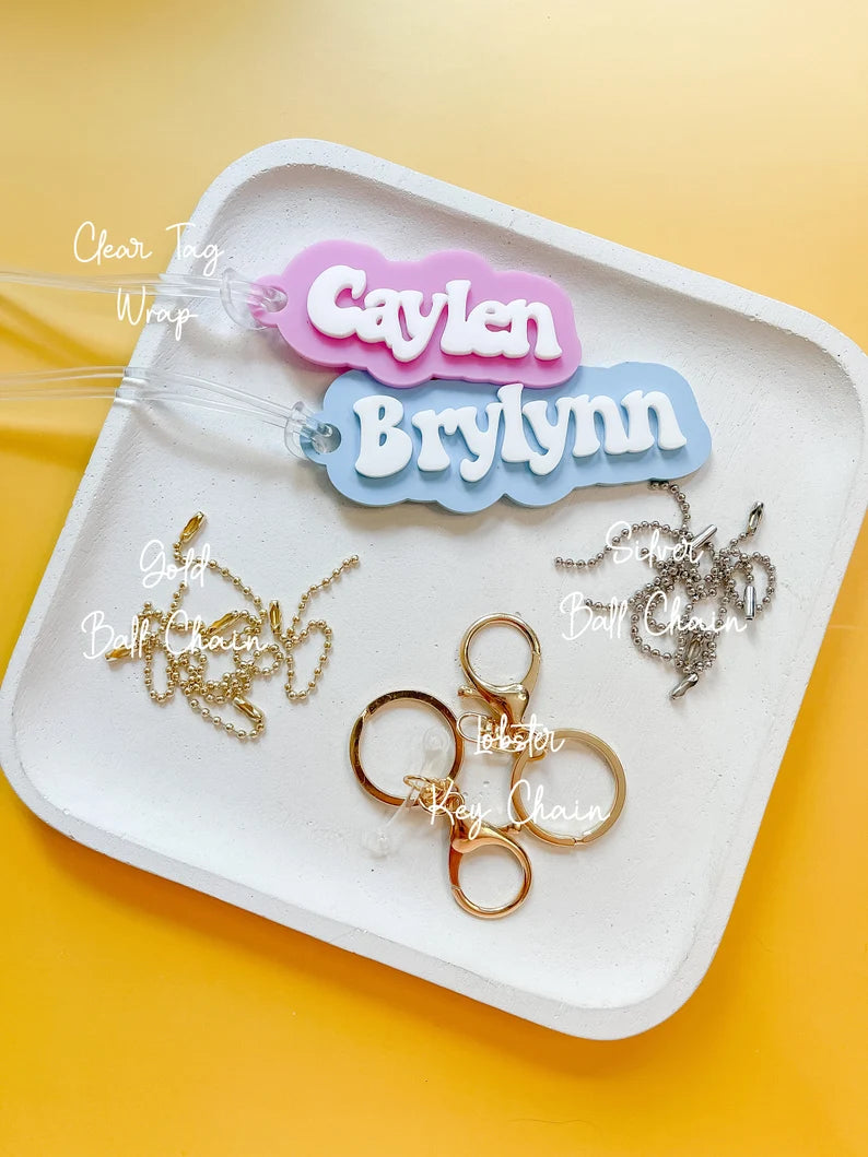 Cutout Personalized Bag Tag