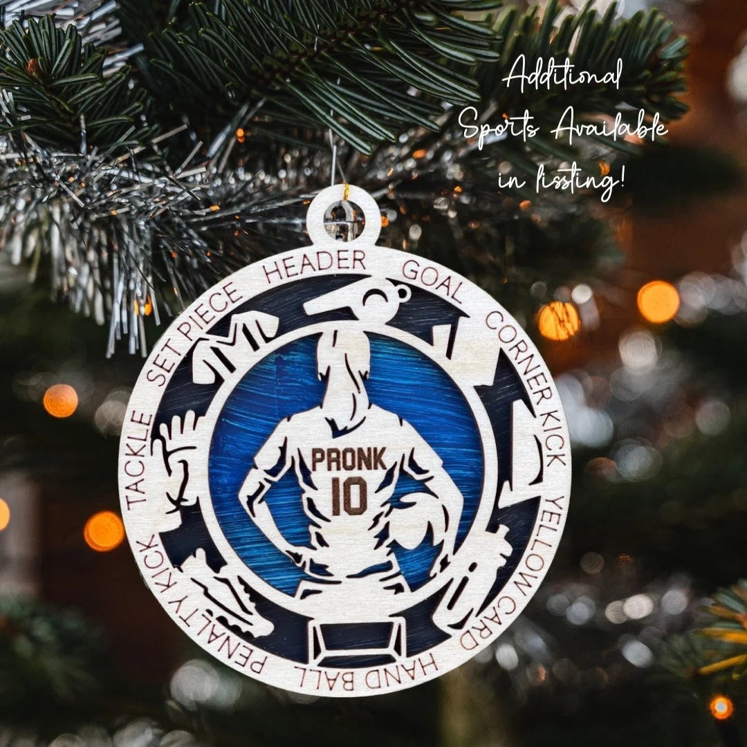 Keepsake Sports Ornament for Student Athletes