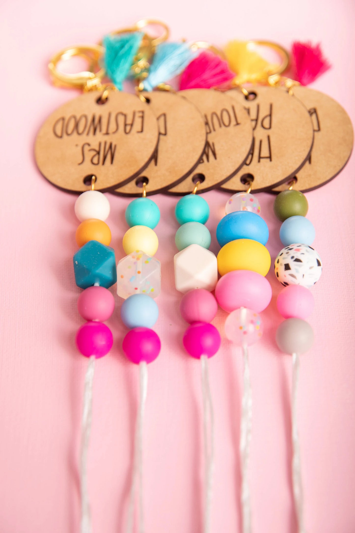 Colorful Confetti Lanyard  for Teachers
