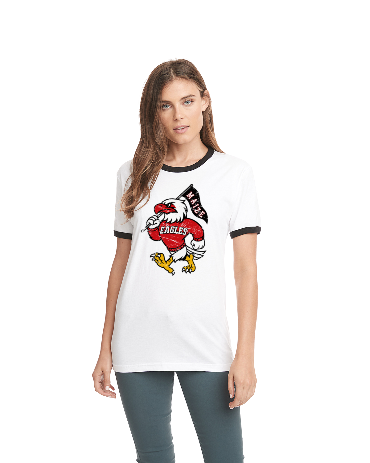 Vintage Mascot Ringer Tee (MHS)